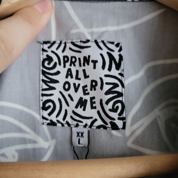 Print All Over Me Faces Jumpsuit size XXL NWT - Picture 7 of 10